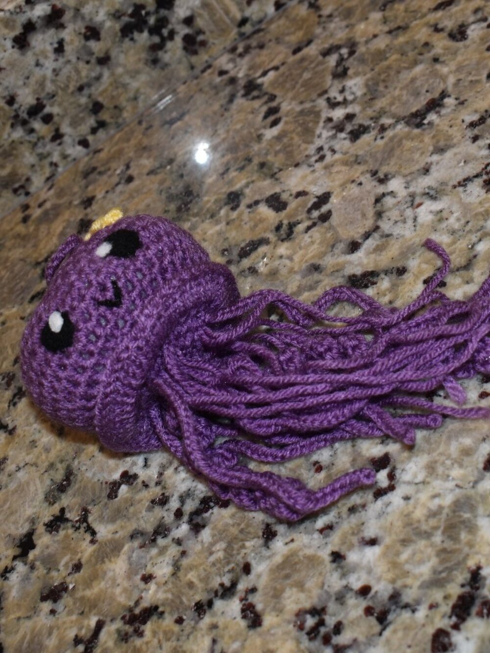 Crochet Purple Octopus - Handmade